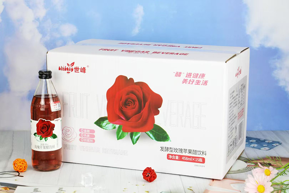 Fermented Red Rose Apple Vinegar