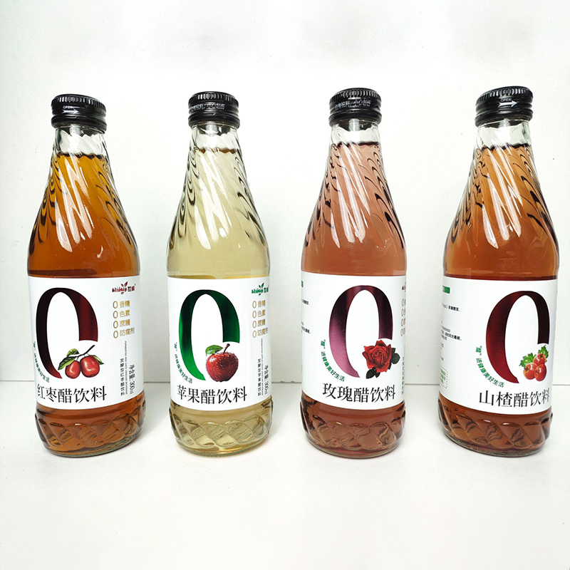 4 types of fruit vinegar added drinks